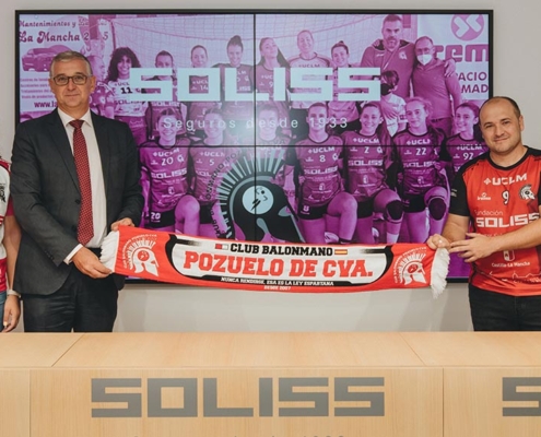 Fundación Soliss renueva su compromiso con el balonmano Soliss Pozuelo