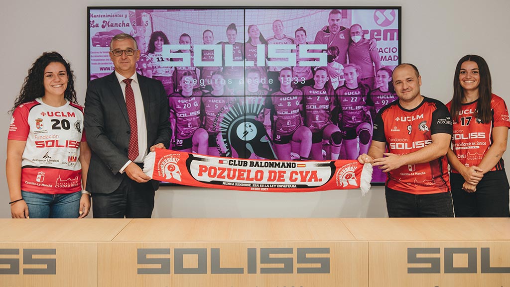 Fundación Soliss renueva su compromiso con el balonmano Soliss Pozuelo