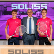 La Fundación Soliss con los hermanos Carrascosa en la gran final del Rafa Nadal Tour