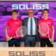 La Fundación Soliss con los hermanos Carrascosa en la gran final del Rafa Nadal Tour