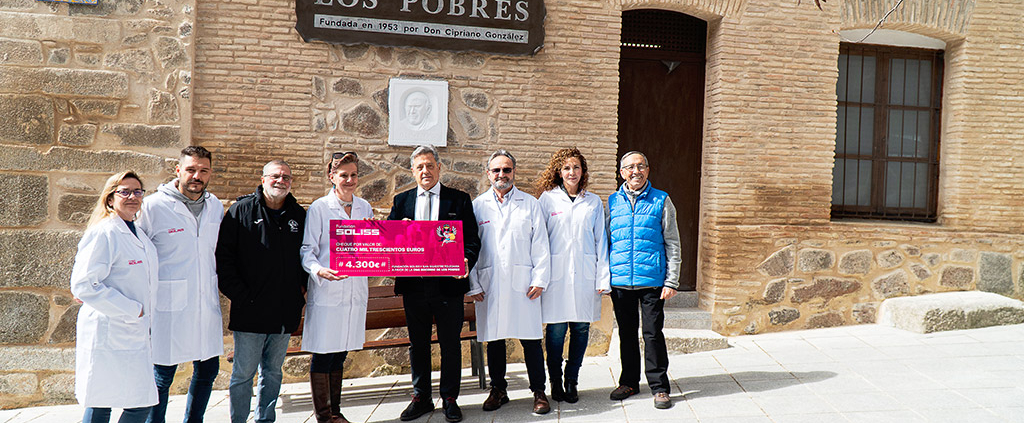 Fundación Soliss dona 4.300 € a la ONG de Cipriano