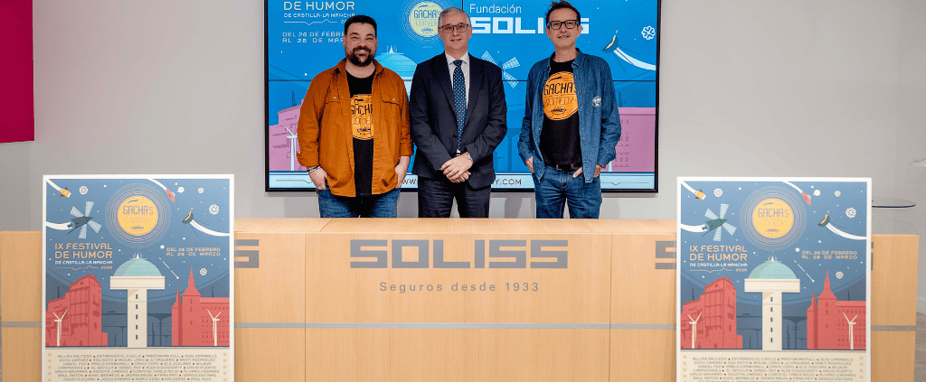 La Fundación Soliss renueva su patrocinio con el Festival Gachas Comedy